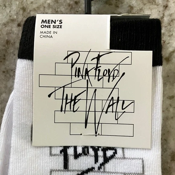 3 Pair Pink Floyd Casual Socks - Picture 6 of 9